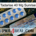 Tadarise 40 Mg Sunrise 39